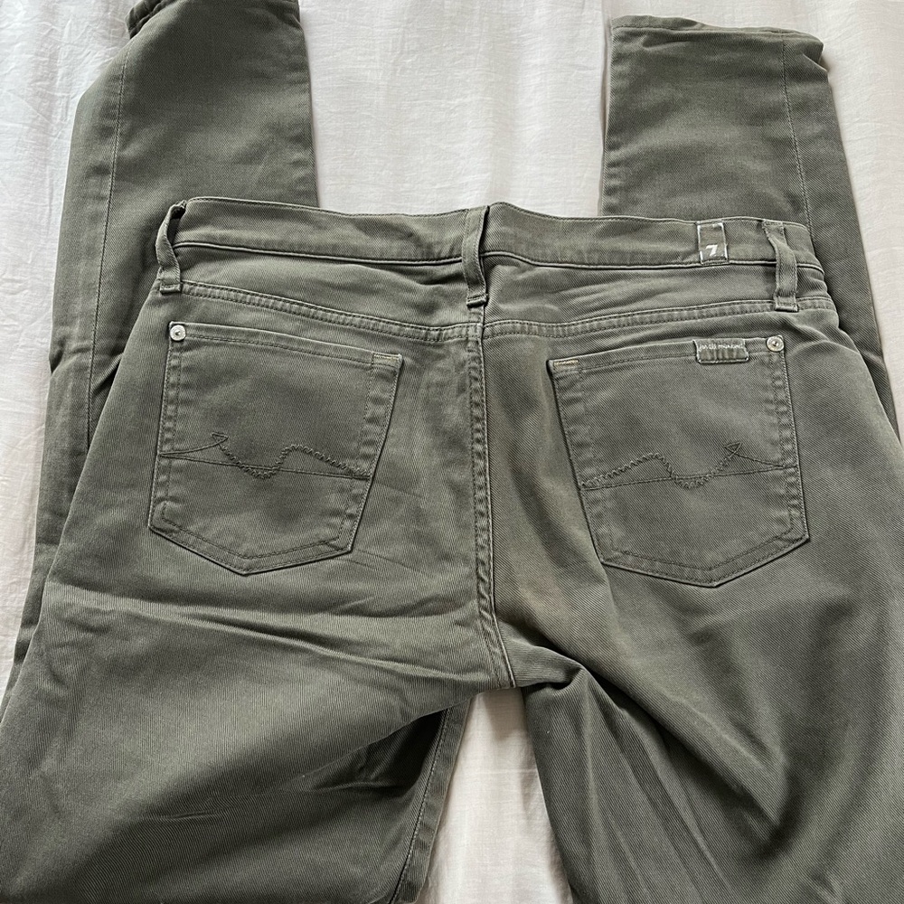 Seven for all Mankind Women's Green Jeans